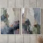 Aménagements pour bureau - « Brume » Série de peintures abstraites texturées faites à la main - MATISS ART STUDIO