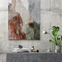 Aménagements pour bureau - « Brume » Série de peintures abstraites texturées faites à la main - MATISS ART STUDIO