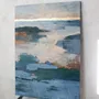 Aménagements pour bureau - « Estuary » Série de peintures abstraites texturées faites à la main - MATISS ART STUDIO