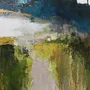 Aménagements pour bureau - « North » Série de peintures abstraites texturées faites à la main - MATISS ART STUDIO