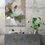 Office design and planning - « Velor » Series of handmade textured abstract paintings - MATISS ART STUDIO