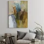 Office design and planning - « Melody » Series of handmade textured abstract paintings - MATISS ART STUDIO