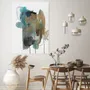 Office design and planning - « Thinness » Series of handmade textured abstract paintings - MATISS ART STUDIO