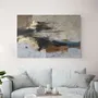 Office design and planning - « Flight » Series of handmade textured abstract paintings - MATISS ART STUDIO