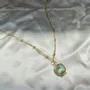 Jewelry - Necklace Byzance Labradorite - Gold Plated - FASCINATO