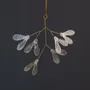 Other Christmas decorations - Mistletoe trims capiz - KINTA