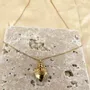 Jewelry - Necklace Drop Red - Gold Plated - FASCINATO