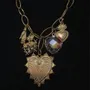 Bijoux - Collier Fantasy Love - Plaqué Or - FASCINATO