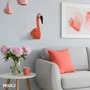 Design objects - Pinkster - 3D-Printed Low Poly Flamingo Statue Wall Art - MODLD