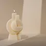 Candles - ENLACE.- Candle, based on the work by Sophie Bocher - ATELIER CIRE