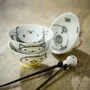 Bowls - Rice Bowl - Animal Pattern - NISHIKIDÔRI