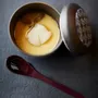 Cutlery set - 132mm x 26mm chawanmushi spoon, dark color - NISHIKIDÔRI