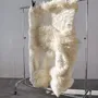 Design carpets - Natural Irregular Sheepskin Ivory Carpet - - MELLOW CONCEPT STORE