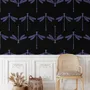 Other wall decoration - Dragonfly Black wallpaper - TUMASOVA DESIGN