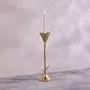 Decorative objects - Gold Floral Candleholders - BE HOME