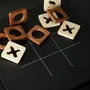 Design objects - TRIS - Maple and African Mahogany Wood Playset - SHALL WE PLAY A GAME?
