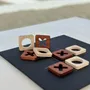 Design objects - TRIS - Maple and African Mahogany Wood Playset - SHALL WE PLAY A GAME?