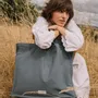 Bags and totes - Large tote bag made of thick organic cotton canvas. - LES PENSIONNAIRES