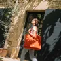 Bags and totes - Large tote bag made of thick organic cotton canvas. - LES PENSIONNAIRES