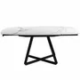 Tables Salle à Manger - Table de salle à manger extensible en marbre blanc - ANGEL CERDÁ