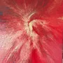 Paintings - "ROUGE ARGENT" Acrilyc painting - TURIK&ART (KSENIIA TURIK)
