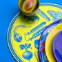 Sets de table - Sous-assiettes en métal Veggie Punk - EMILY EVANS - CRISP S.R.L.