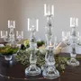 Decorative objects - Transparent 5-light candlestick h35cm - AULICA PROM ORF DIFFUSION