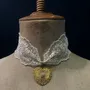 Bijoux - Choker Rosaline - Dentelle blanche - FASCINATO