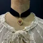 Jewelry - Necklace Tybalt - Choker in black velvet - FASCINATO