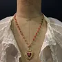 Jewelry - Necklace Tybalt - Pink stones - FASCINATO