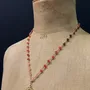 Jewelry - Necklace Tybalt - Pink stones - FASCINATO