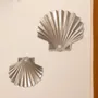 Outdoor decorative accessories - CALYPSO (Shell) - MONOCHROMIC CERAMIC