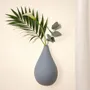 Outdoor decorative accessories - EARTHEN DROP (Soliflora for dried flowers) - Ephemerals - MONOCHROMIC CERAMIC