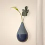 Outdoor decorative accessories - EARTHEN DROP (Soliflora for dried flowers) - Ephemerals - MONOCHROMIC CERAMIC