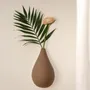 Outdoor decorative accessories - EARTHEN DROP (Soliflora for dried flowers) - Ephemerals - MONOCHROMIC CERAMIC