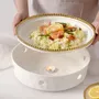 Platter and bowls - PB - Round Chafing Dish - GOLDEN SALERNO - PAMPA BAY