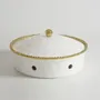 Platter and bowls - PB - Round Chafing Dish - GOLDEN SALERNO - PAMPA BAY