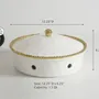 Platter and bowls - PB - Round Chafing Dish - GOLDEN SALERNO - PAMPA BAY