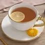 Mugs - PB - Teacup & Saucer - GOLDEN SALERNO - PAMPA BAY