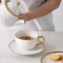 Mugs - PB - Teacup & Saucer - GOLDEN SALERNO - PAMPA BAY
