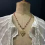 Bijoux - Collier Verona - Pierres Rhodonite - FASCINATO