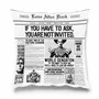 Fabric cushions - DRAMAGAZINE CUSHION - LOVE BY MILSHTEIN