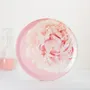 Trays - Round wooden serving tray - Peony 38 cm - MONBOPLATO
