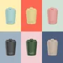Mugs - Piccolo 4oz Khaki, Ceramic Cup - MADE BY FRESSKO