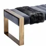Bancs - Banc Dawn en Bronze Clair Sculpté - DUISTT