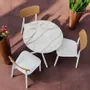 Chaises de jardin - Dossier LULU' en polypropylène et frêne massif/lot de 2 pièces - I.T.F. DESIGN SRL