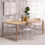 Chaises de jardin - Dossier LULU' en polypropylène et frêne massif/lot de 2 pièces - I.T.F. DESIGN SRL
