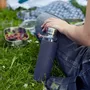 Verres - Gourde en verre borosilicaté - 600ml - manchn siliconé - BLACK+BLUM EUROPE