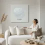 Tableaux - Lunaris — Peinture originale « Moon Jar », 70×70 cm - TREEVILLAGE