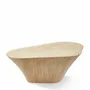 Coffee tables - Oval Marble Look Coffee Table (M) - POLSPOTTEN